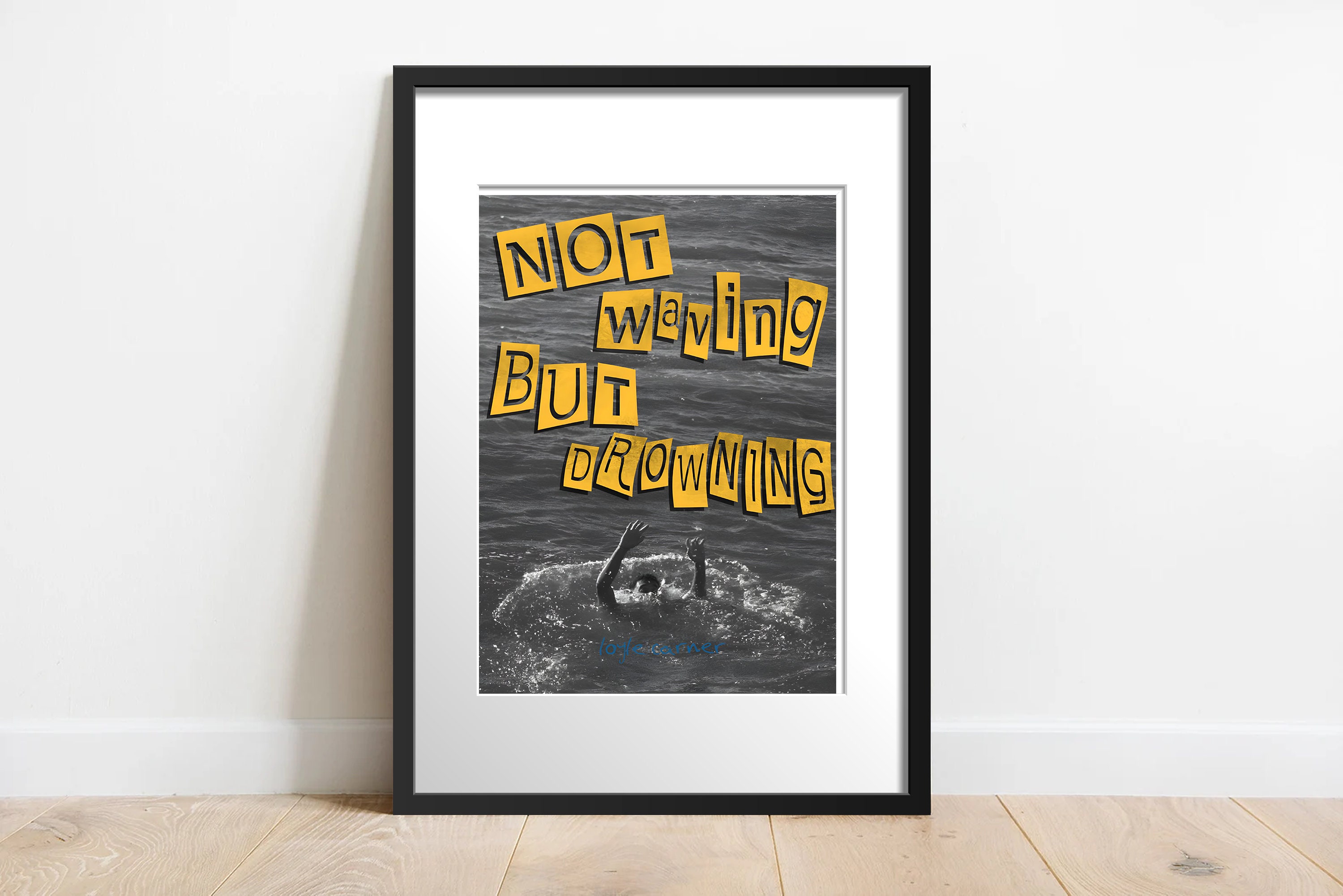 Loyle Carner Not Waving but Drowning - Il Fullxfull.4882150620 J9vp