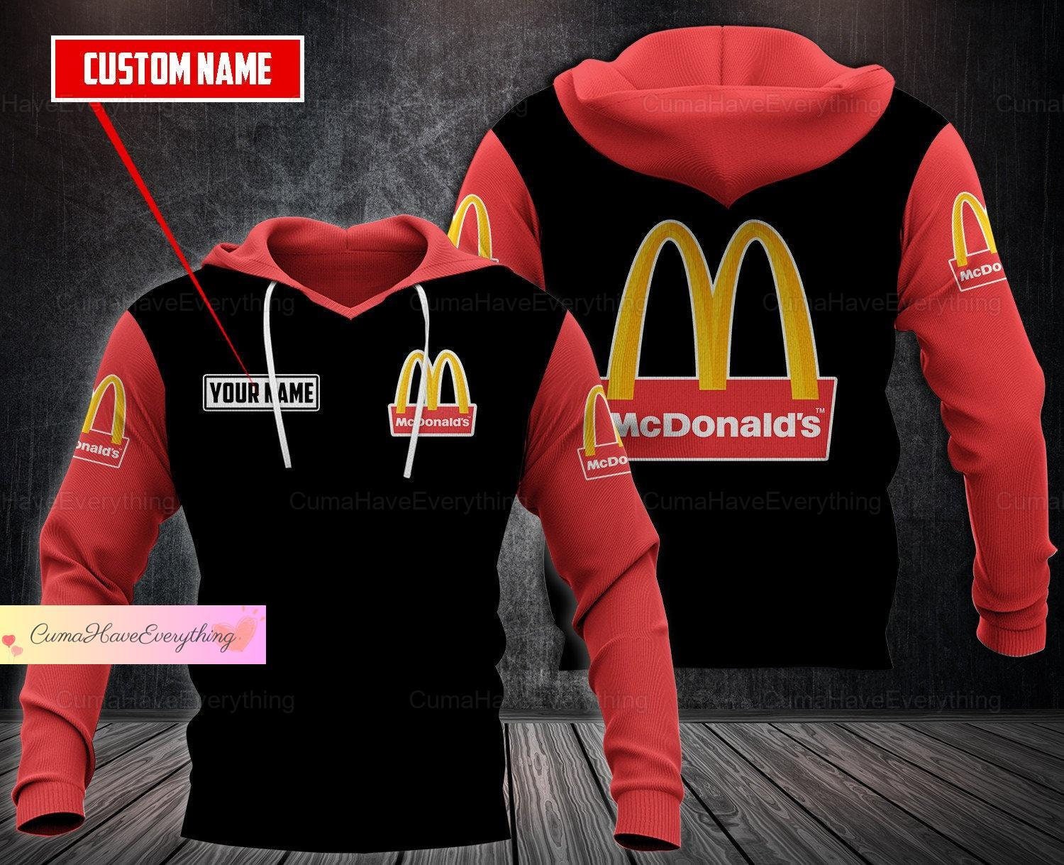Mcdonalds Hoodie Etsy