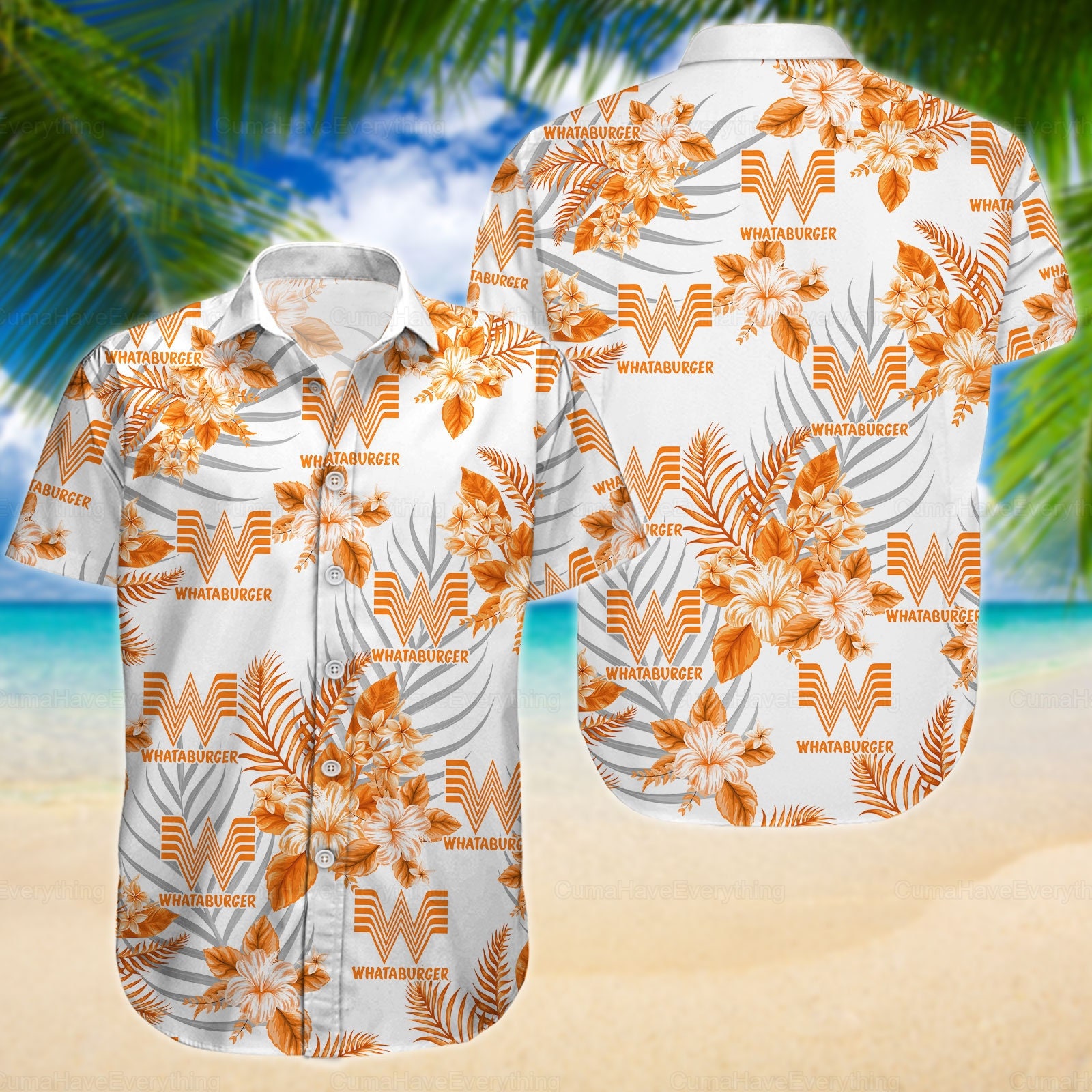 whataburger Hawaiian Shirt New Trend Summer Vacation Gift - Banantees