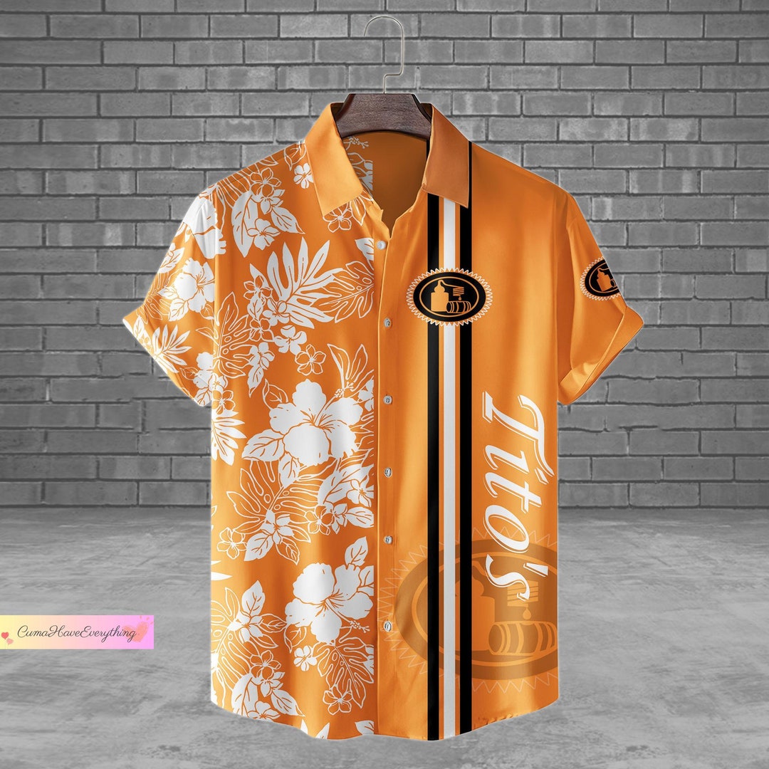 Tito's Button Shirt, Tito Button up Shirt, Tito's Handmade Vodka Shirt
