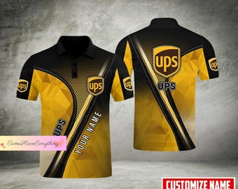 Ups Polo Shirt, Custom Ups Polo Shirt Men, Custom United Parcel Service Shirt, Ups Express Shirt Men, Shirt For Men, Ups Gift