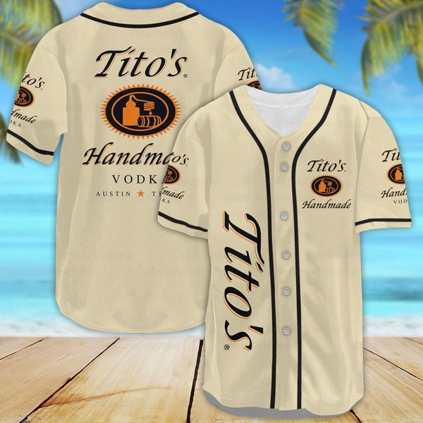 Tito Vodka Baseball Jersey Shirt, Tito Vodka Shirts, Vodka Alcohol Shirt, Tito Jersey Men, Baseball Jersey Shirt, Shirt For Men