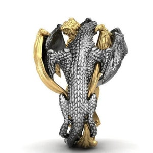 Flying Dragon Stud Earrings In Sterling Silver, Available In Silver Gold Or Rose