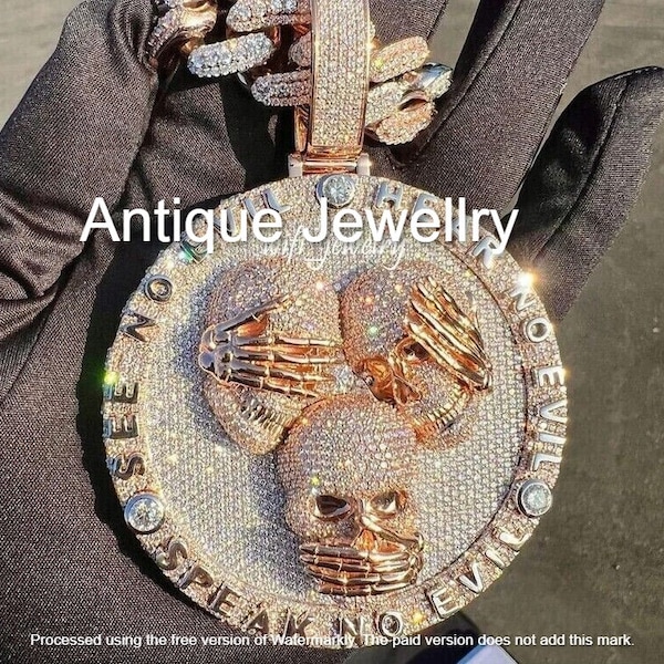 Diamond Skull Pendant