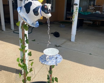 Cow Teapot Waterfountain