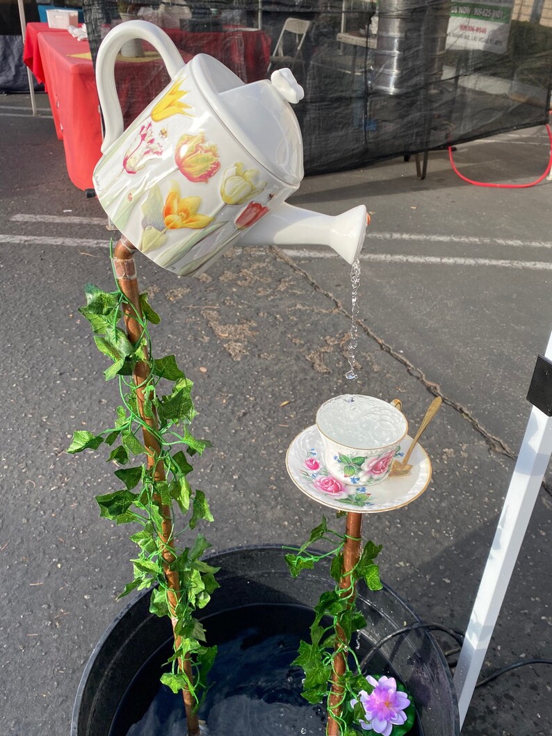 Water Fountain Tea Pot Etsy