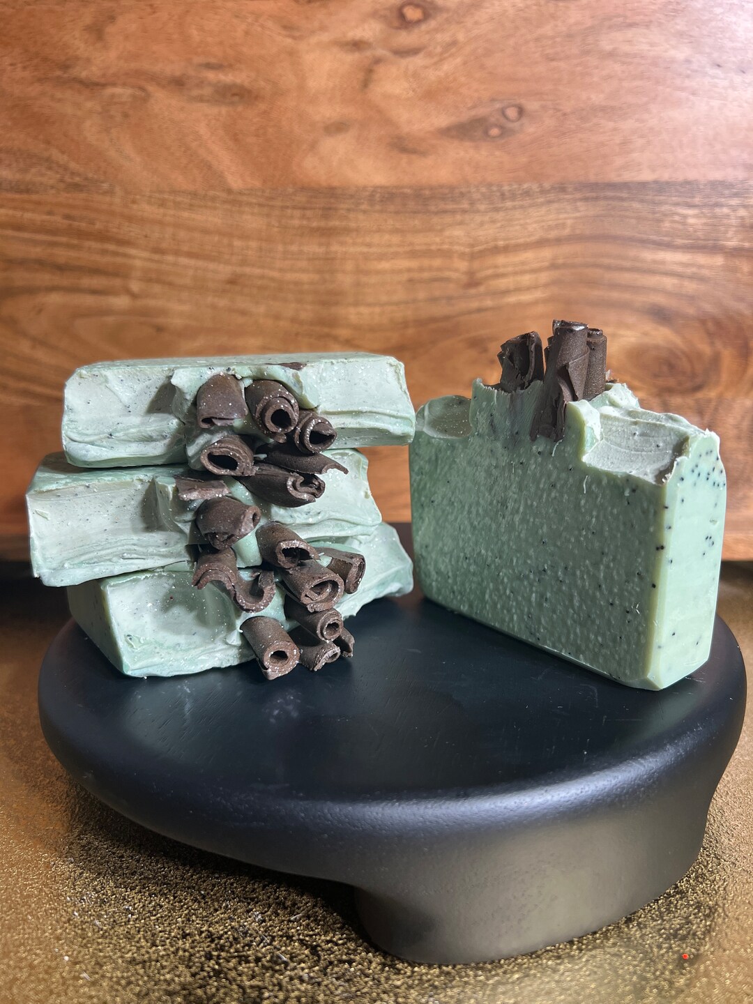 Mint Chocolate Chip Soap Etsy