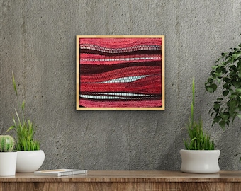 Magenta - Modern Tapestry / Wall Hanging / Hand Woven / Contemporary Art / Woven Wall Art / Fibre Art