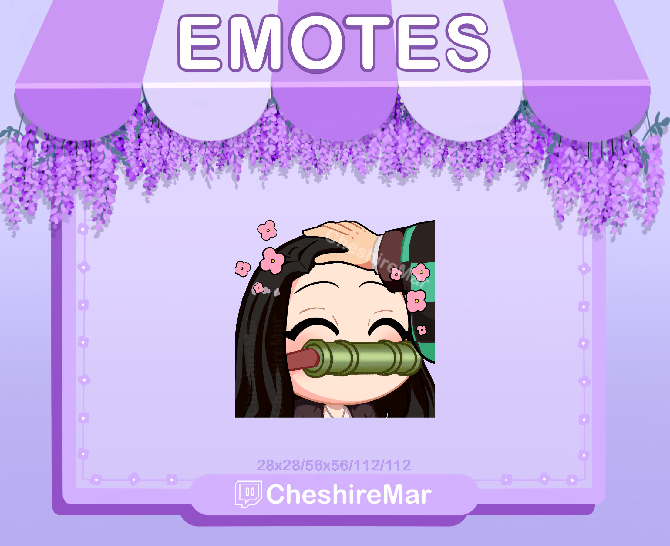 Demon Anime Characters Twitch Discord Emote 6x Bundle | Kawaii Chibi Cute