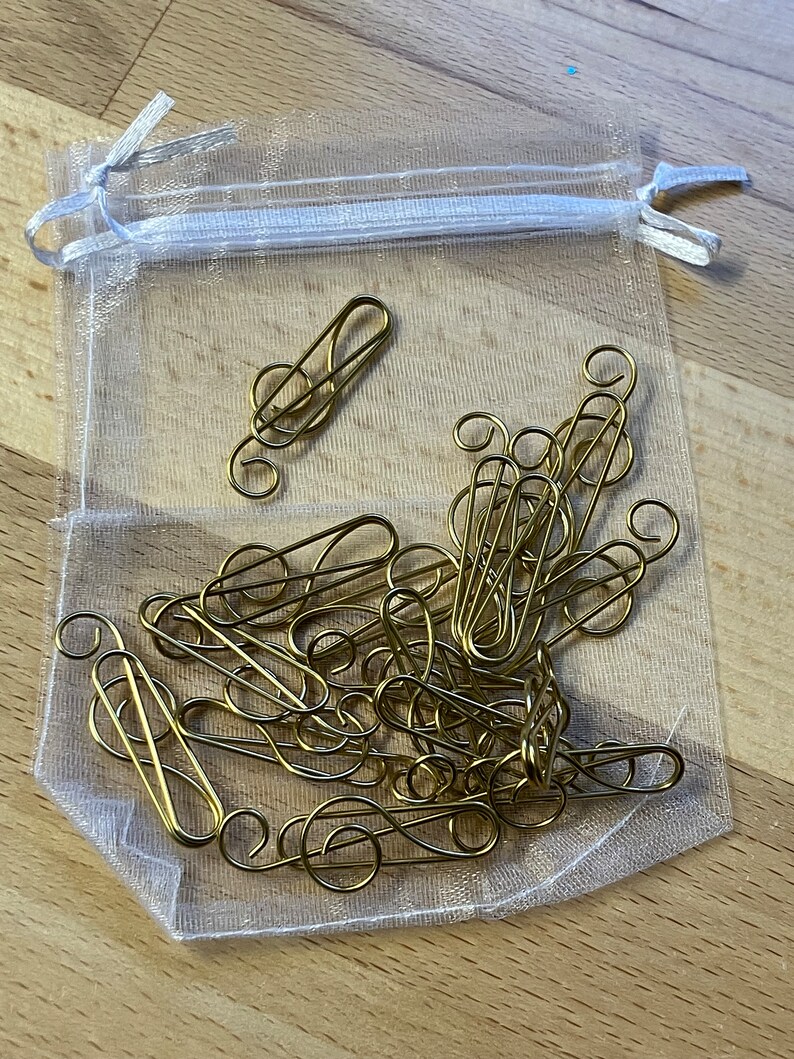Gold Treble Clef Music Note Paper Clips – Creative Bookmark Holders (12 ...