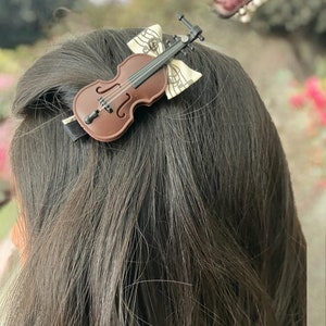 Violin hair clip - Etsy 日本
