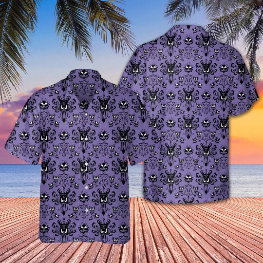 3D Haunted Mansion Unisex Hawaiian Shirt