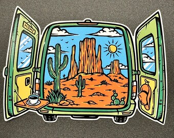 Van life - desert sticker