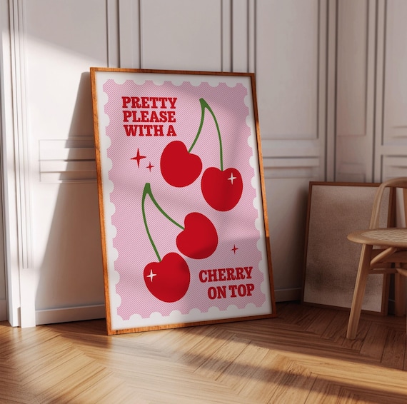 Kenz Cherry on Top print プリント 新品 Kenz Cherry on Top print