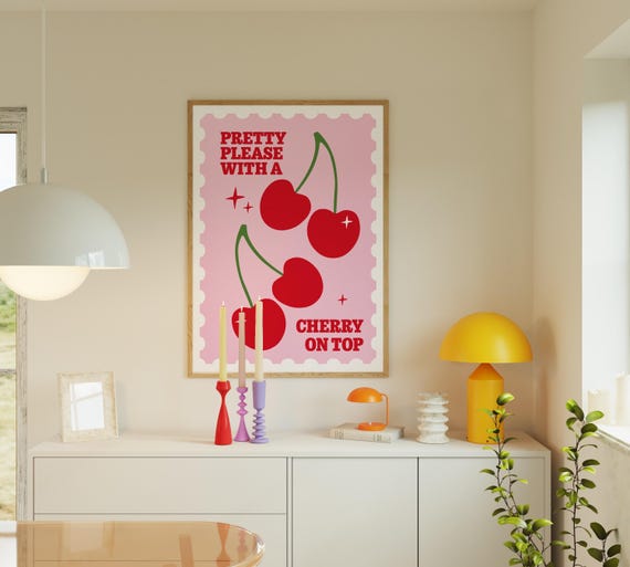 Kenz Cherry on Top print プリント 新品 Kenz Cherry on Top print