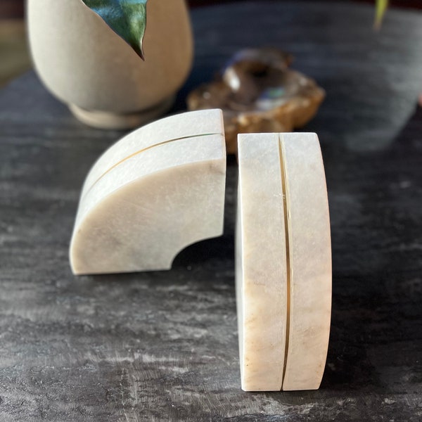 Marble Bookends Etsy