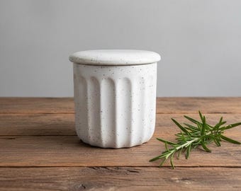 Mantequera de cerámica francesa vintage - Mantequera de encimera