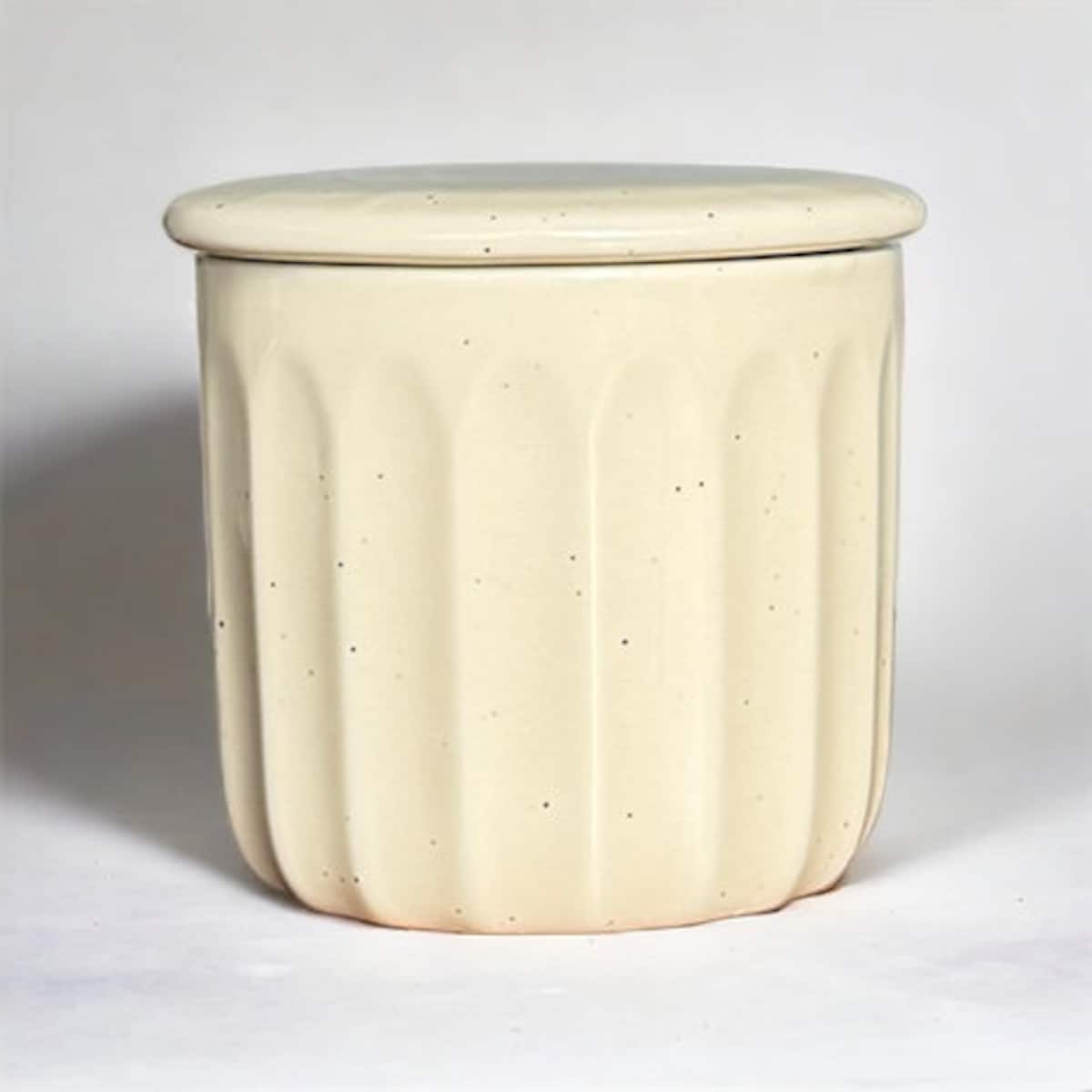 Fluted Ceramic French Butter Keeper, Kitchen Storage - Etsy