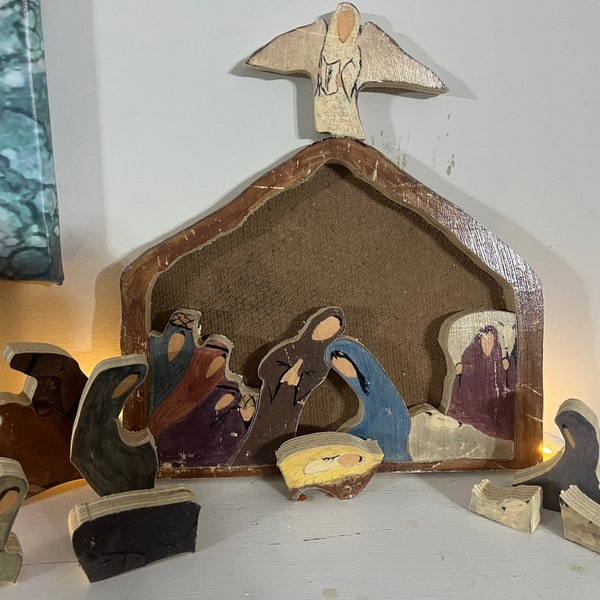 Nativity Puzzle Template