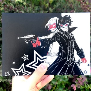 PRINT - Persona 5 - ShuAke Hold-Up! 5 x 7 Print