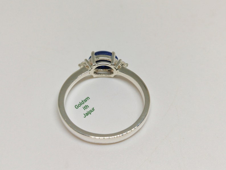 Blue Star Sapphire Ring Blue Lindy Star Sapphire Ring 925 - Etsy