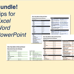 Microsoft Office Keyboard Shortcuts: Excel, Word, PowerPoint (PDF Download)