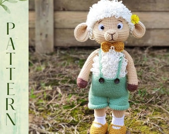 Сrochet pattern Lamb, Amigurumi Sheep making, amigurumi sheep tutorial
