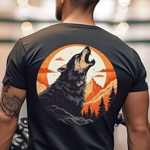 Howling Wolf PNG, Howling Wolf, Wolf Png, Wolves Png, Outdoors Png, Wild Wolf Png, Wolf Clipart, Wolf Cut Files, Wolf Shirt, Wilderness Png