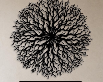 Abstract Tree Metal Sign, Fireplace Wall Decor, Tree of Life Metal Wall Art, above fireplace art, fireplace wall art