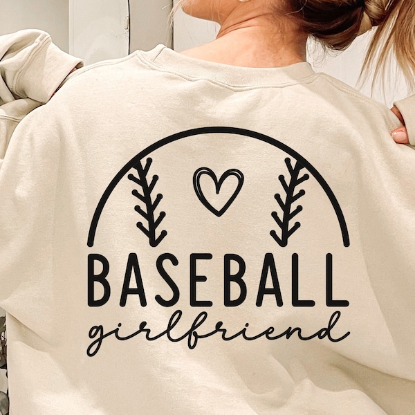 Baseball Girlfriend SVG PNG PDF, Sports Girlfriend, Baseball Clipart, Baseball Girlfriend Shirt Svg, Cute Baseball Girlfriend Shirt Svg