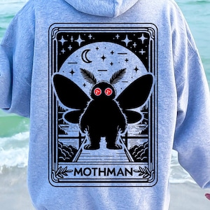 Mothman Tarot Svg, Mothman Svg, Mothman Clipart, Cute Mothman Svg, Mothman Cut File, Baby Mothman Svg, West Virginia Mothman, Mothman Cricut