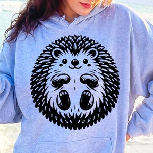 Hedgehog Svg, Cute Hedgehog Svg, Hedgehog Clipart, Hedgehog Shirt Svg, Hedgehog Silhouette, Baby Hedgehog Svg, Hedgehog Cricut Svg File