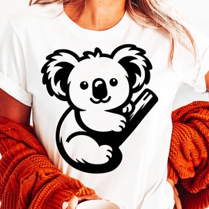 Koala Svg, Baby Koala Svg, Koala Png, Cute Koala Svg, Baby Koala Cut File, Koala Clipart, Cute Koala Svg, Cute Koala Files For Cricut