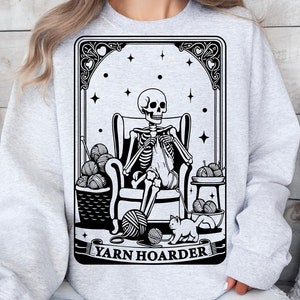 Die Strickerin Tarot-Karten-Svg, Stricken-Svg, Garn-Kugel-Svg, Häkeln-Svg, Stricken-Svg, Garn-Schnitt-Datei, Stricken Clipart, Tarot-Karte, Tarot-Karten-Svg