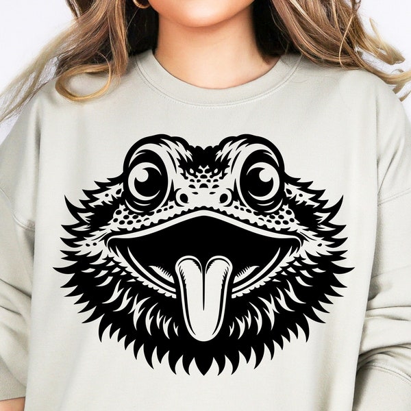 Cute Bearded Dragon Svg, Bearded Dragon Svg, Bearded Dragon Shirt Svg, Bearded Dragon Cut Files Cricut, Lizard Svg, Reptile Svg, Funny