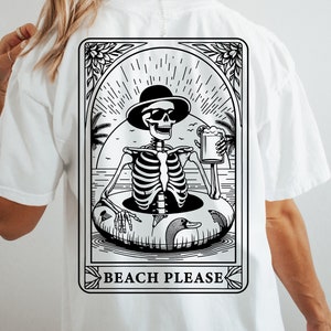 Beach Please Tarot Card Svg, Tarot Card Svg, Tarot Card Png, Funny Tarot Card Svg, Tarot Clipart, Summer Tarot Svg, Tarot Card Cricut File