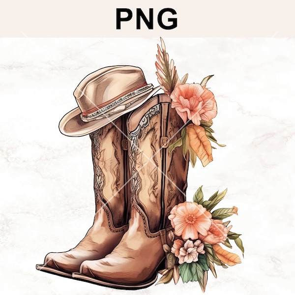 Cowboy Boots With Flower, Cowboy Boots Png, Western Cowgirl Png, Cowgirl Clipart, Cowgirl Png, Cowgirl Boots, Cowgirl Boots, Western Clipart