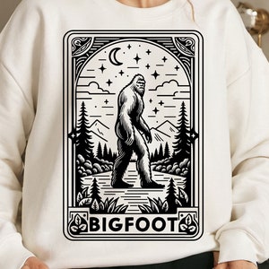 Bigfoot Tarot Svg, Bigfoot Svg, Big Foot Svg, Tarot Svg, Tarot Card Svg, Tarot Card Png, Tarot Card Clipart, Sasquatch Svg, Cricut Archivos SVG