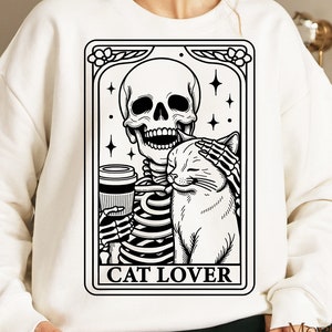 Amoureux des chats Tarot Svg, Svg, Svg des amoureux des chats, Svg drôle de tarot, Clipart carte de Tarot, Svg carte de tarot, cartes de Tarot drôles, Svg de Tarot de chat, Tarot