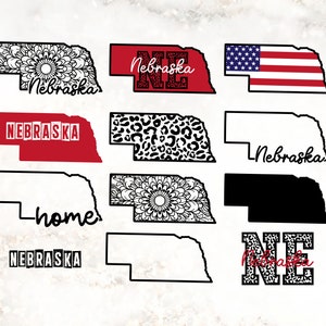 Nebraska State Svg BUNDLE, Nebraska Clipart, Nebraska Home Svg, Nebraska Cricut Designs, Stan Nebraski Svg, Ne Svg, Nebraska Outline Svg