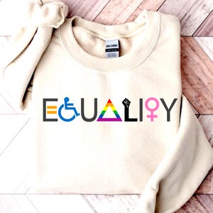 Equality Hurts No One Shirt, Black Lives Matter, Equal Rights, Pride Shirt, LGBTQ+ Shirt, Social Justice, Human Rights, Anti Racism