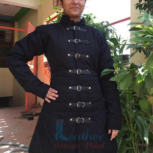 Medieval Armor Female Gambeson  | Larp Medieval Fantasy Female Armor Gambeson, Gambeson Armor | LAP-172 christmas gift