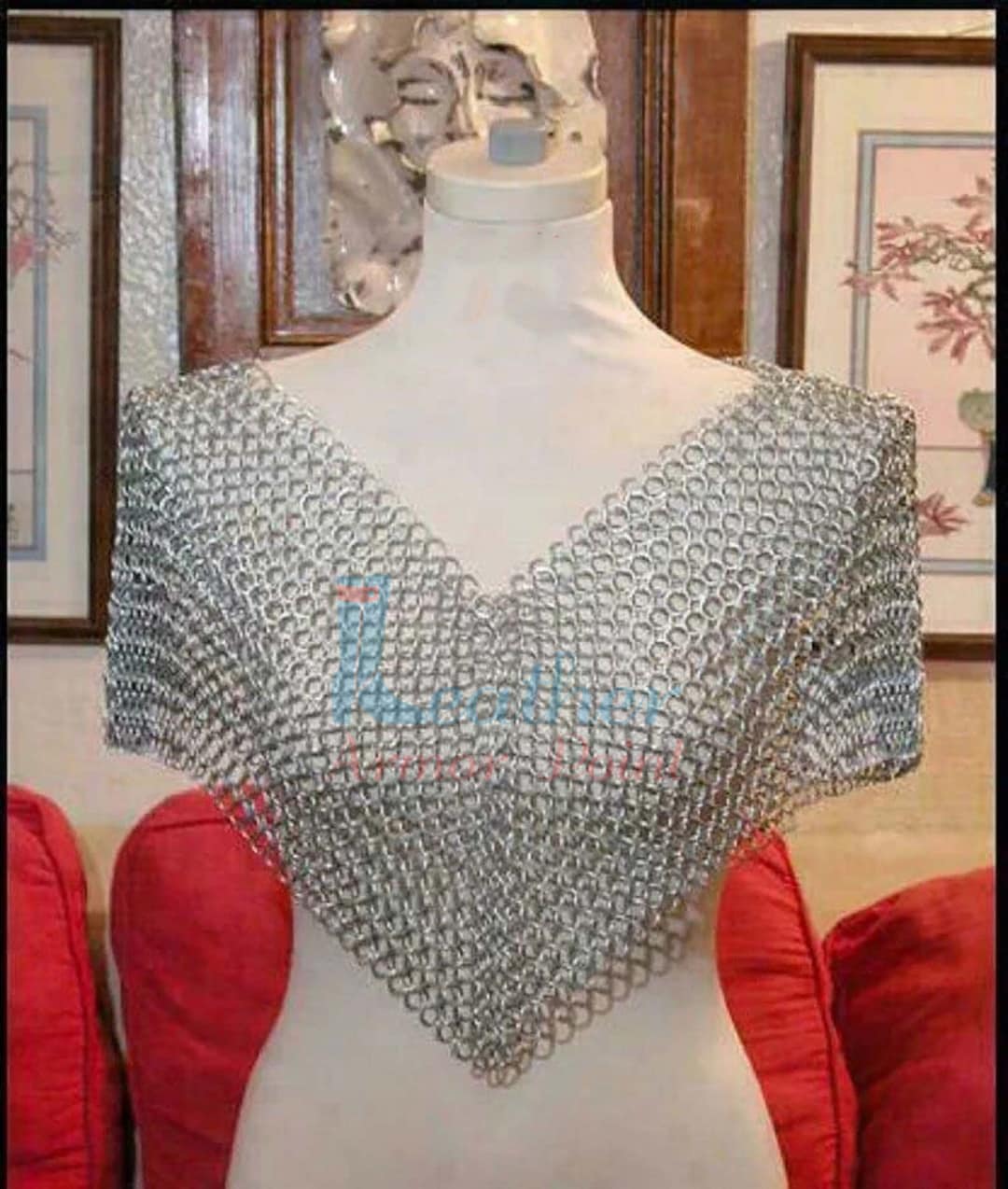 Chainmail Halter Aluminium Chain Mail Top Woman Chainmail Etsy