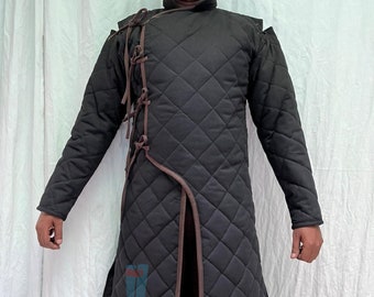 Medieval Padded Gambeson Armor | Aketon Coat For Reanctment Of Historical Jacket SCA LARP GiftLAP-141 Christmas Gift