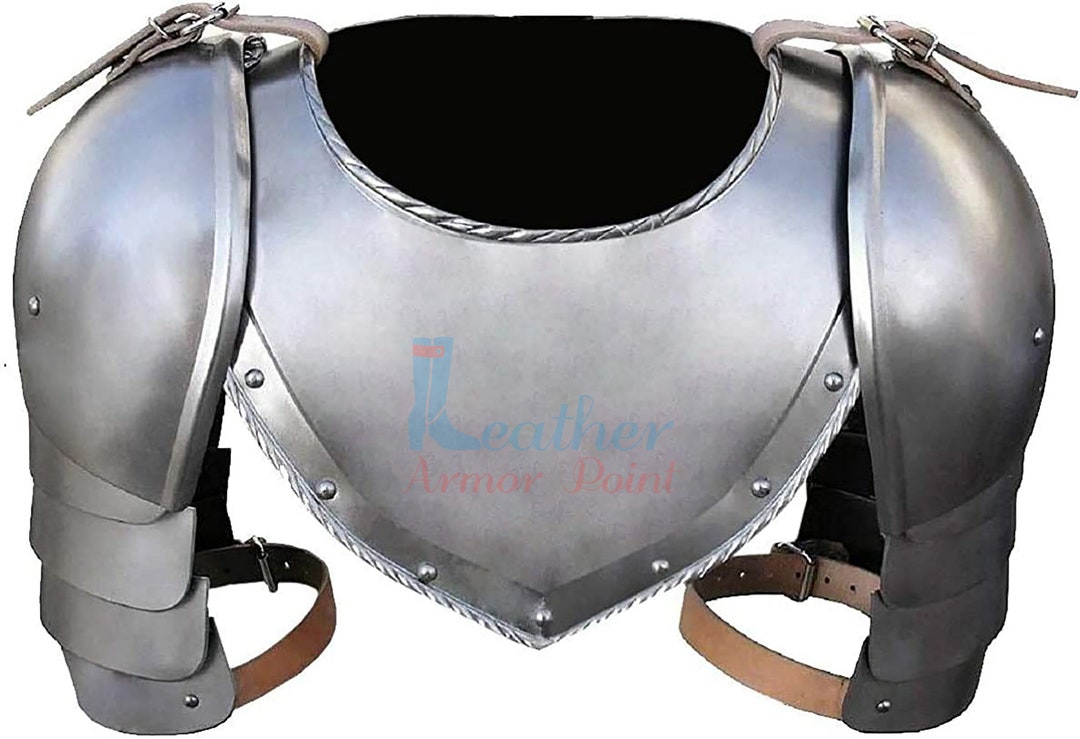 Medieval Gorget Spaulders Iron Arm Shoulder Set Pauldron - Etsy