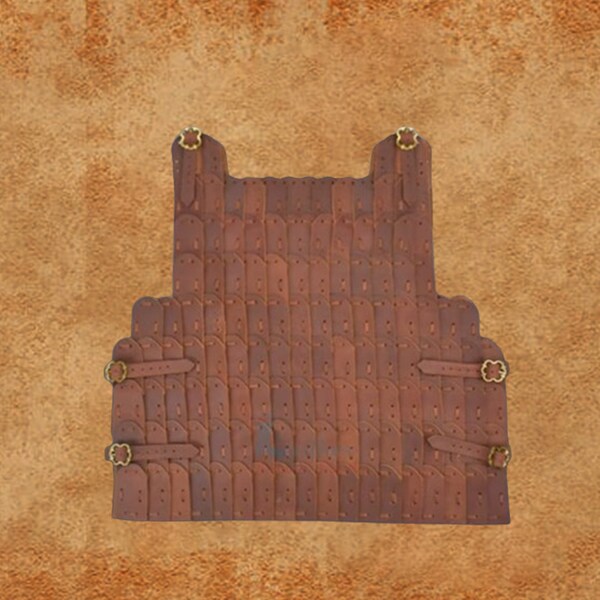 Leather Armor, Leather Lamellar Torso Armor – Brown | , LAP-079 Christmas Gift