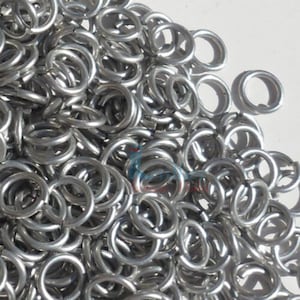 Chainmail Starter Kit XL Size Jump Rings Package of 500gr With Free Printed  Tutorial and a Pendant Making Kit 