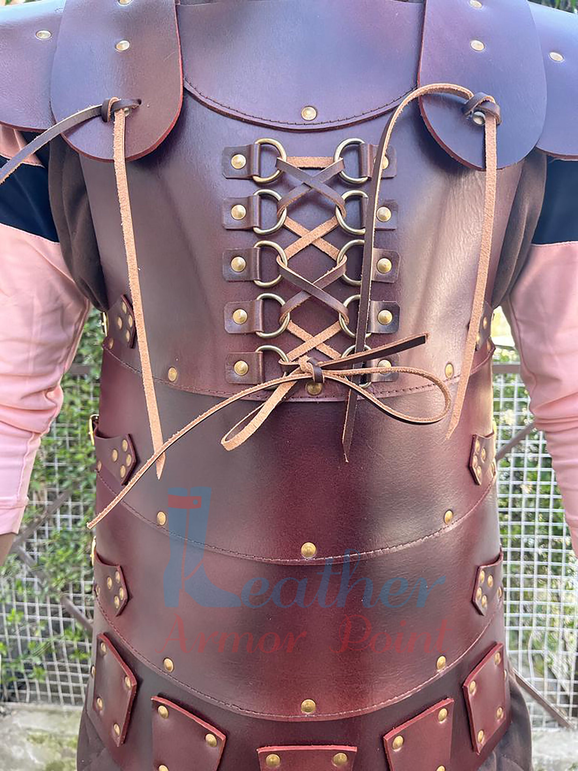Medieval Leather Body Armor LARP Body Armor SCA Armor for Etsy