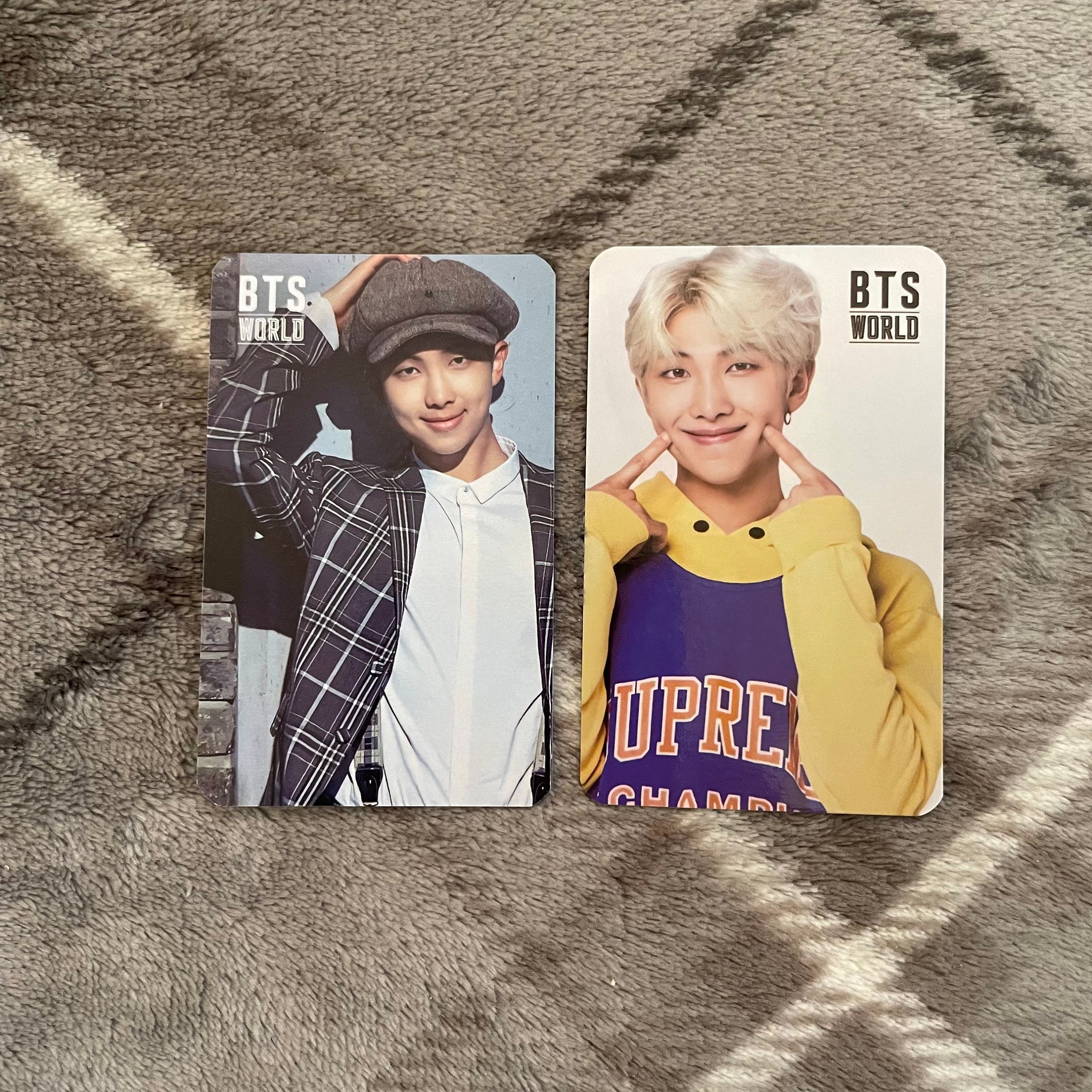Bts Bts World Double Sided Fanmade Handmade PC Photocard