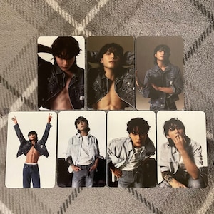 Bts Jungkook JK ck calvin klein Carte photo LOMO faite à la main par des fans